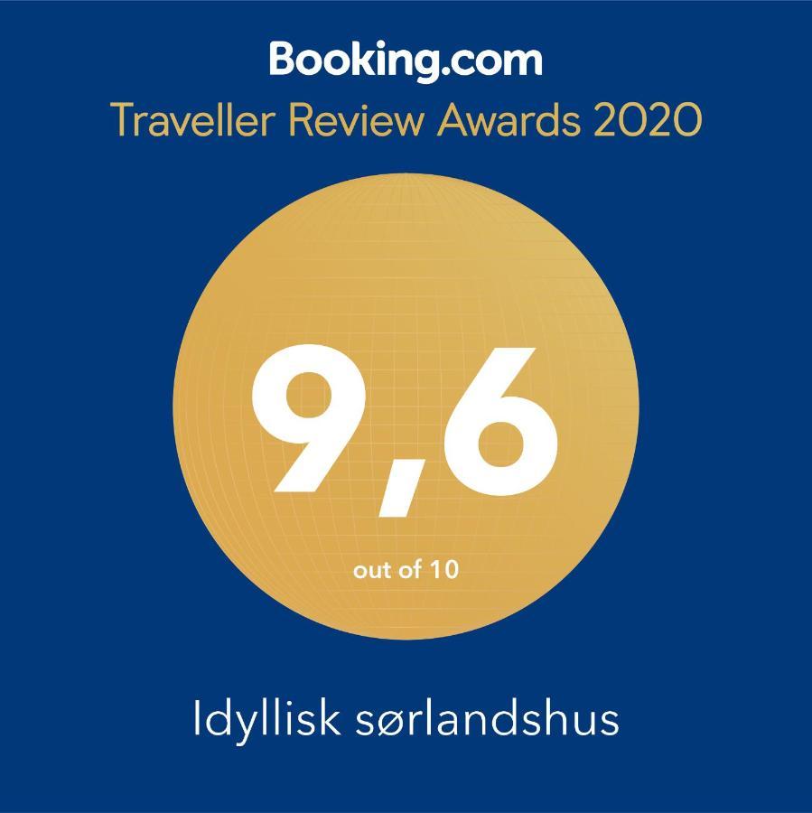 리쇠르 Idyllisk Sorlandshus 빌라 외부 사진