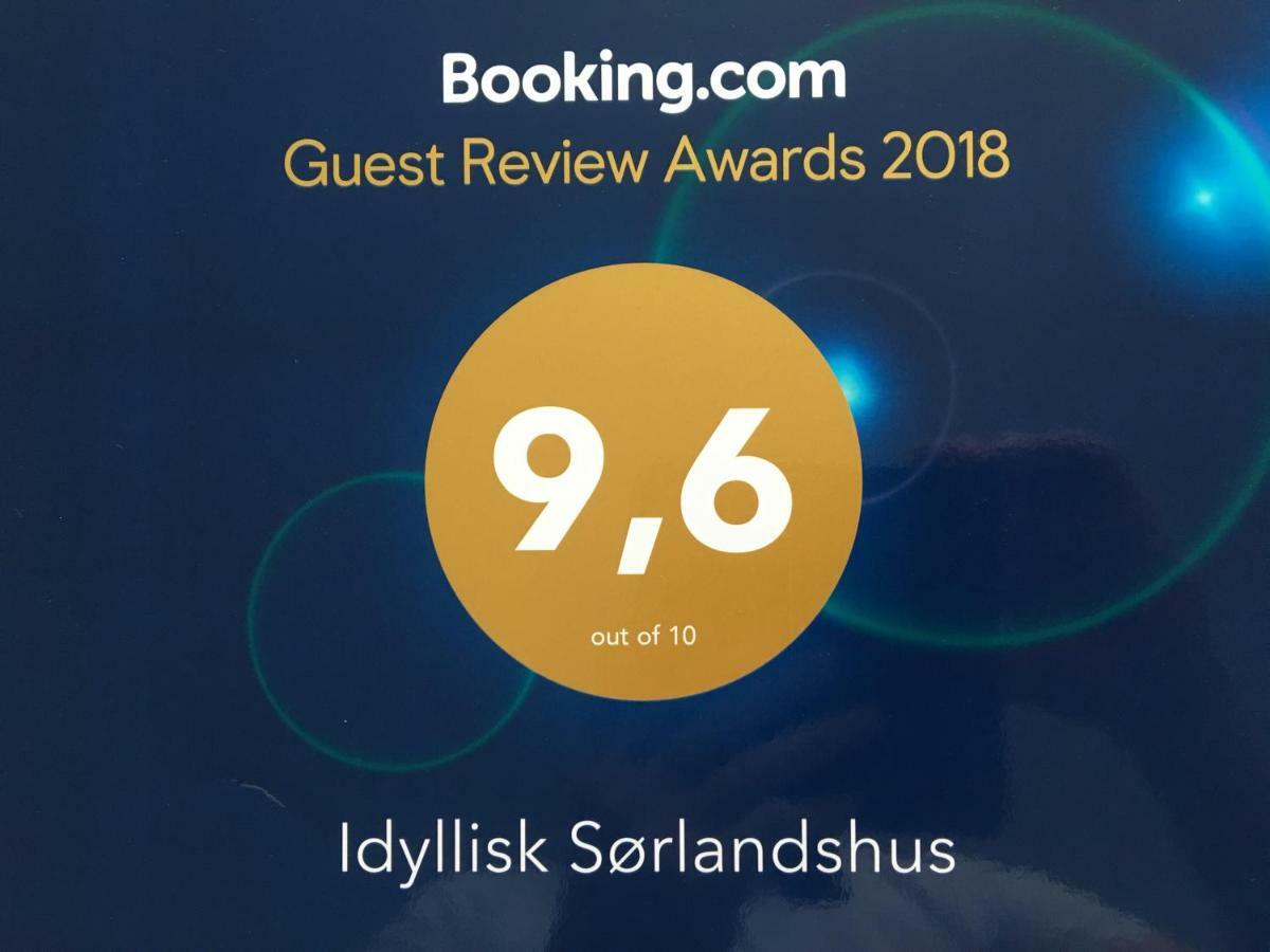 리쇠르 Idyllisk Sorlandshus 빌라 외부 사진